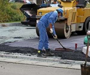 日本長野縣道路鋪裝職